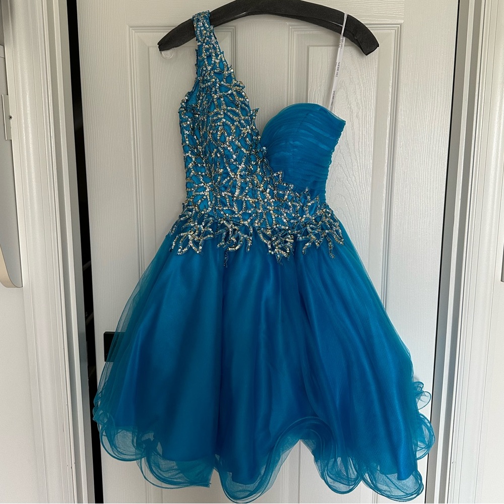 Blue Sherri Hill Dress